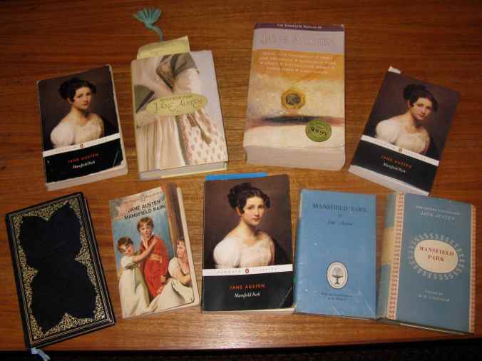Mansfield Park book covers