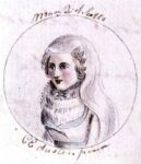 Mary Queen of Scots, by Cassandra Austen, believed to be modelled on Jane 